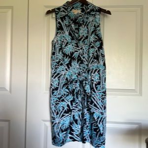 NWT MICHAEL KORS Sleeveless Bamboo Knot Shirt Dress or beach coverup  size 8